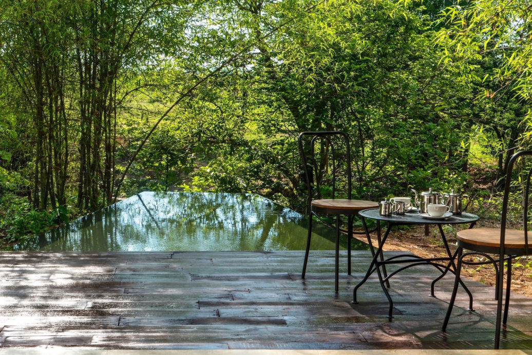 A Wade Pool At Red Earth Tadoba Resort 