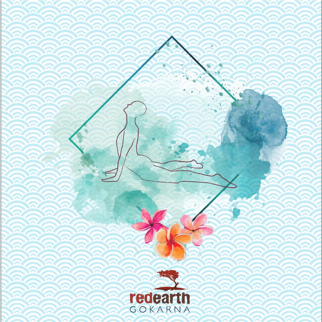 yoga asana at our gokarna resort