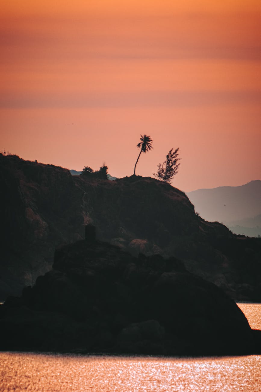 Spiritually capturing view from our resort in Gokarna