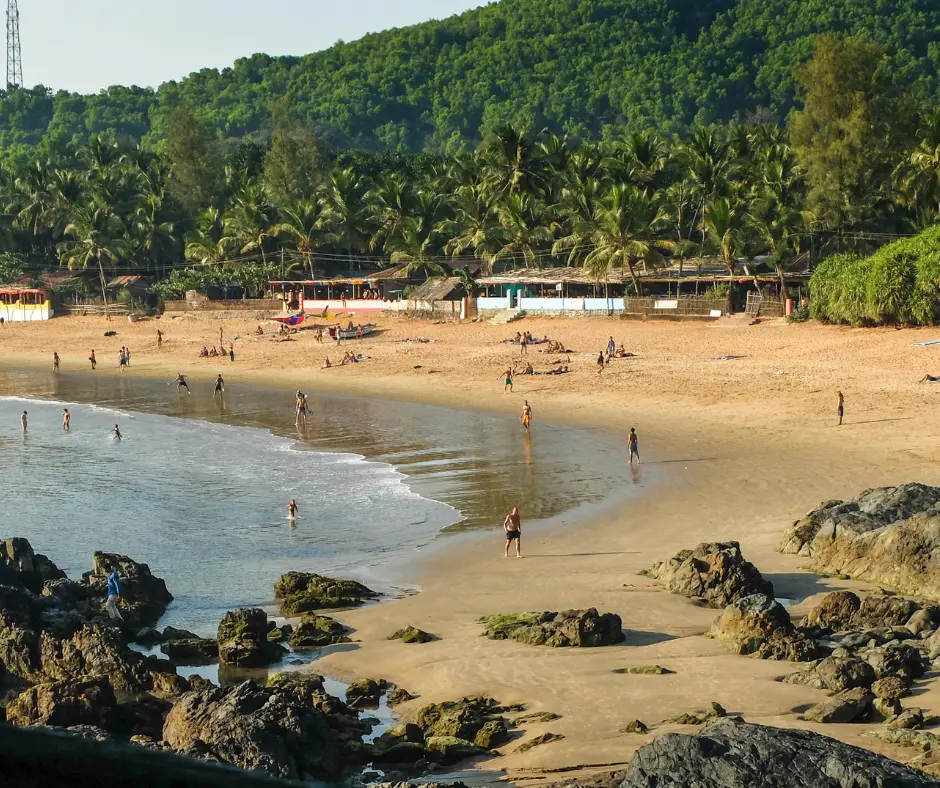 OM Beach, place to visit near Red Earth, Resort in Gokarna