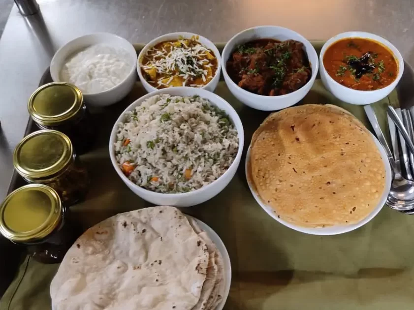 culinary delight at the ebst resort in kabini