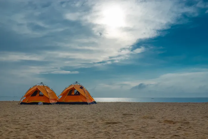 Beach Camping near resort in Gokarna