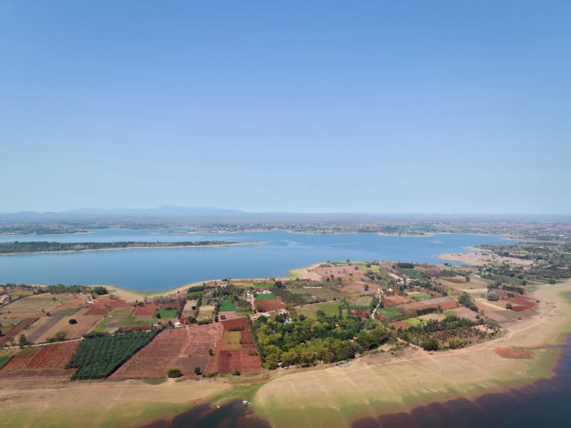 Red earth kabini aerial view