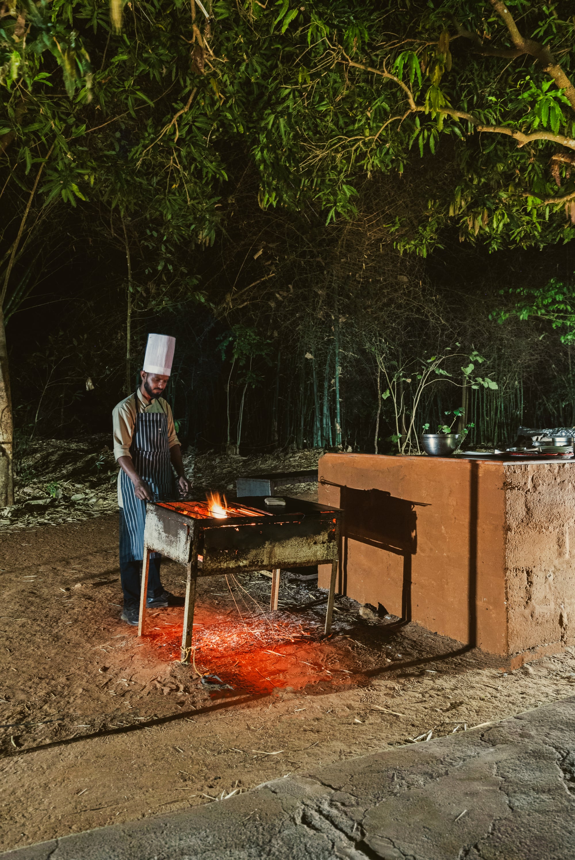 barbeque at red earth kabini