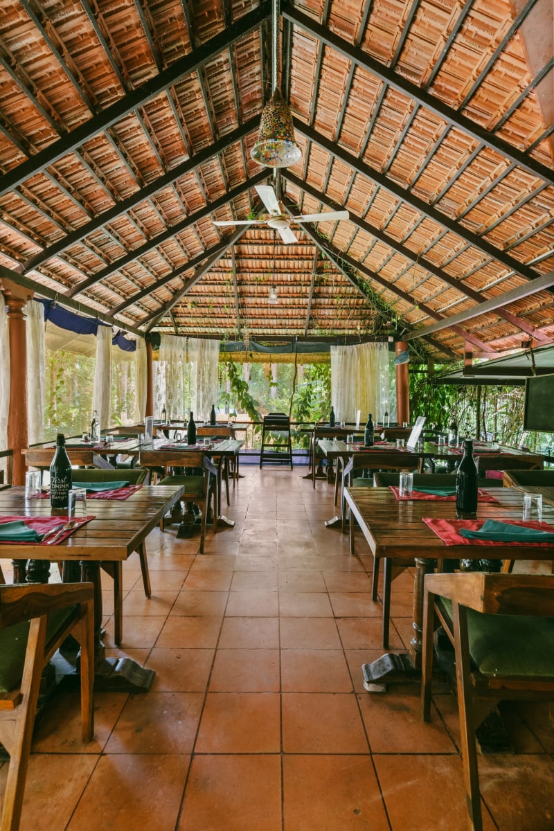 restaurant at red earth kabini